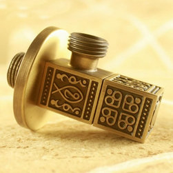 Antique Brass Angle Valve FA014 - Bathroom Accessories