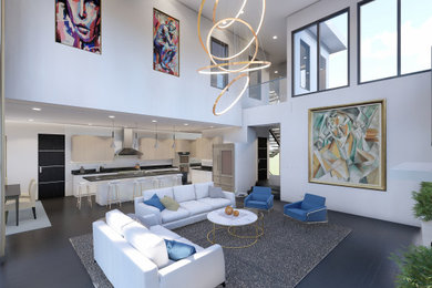 3D Interior rendering (Baypoint House By Sharp Studio Design, tampa, florida)