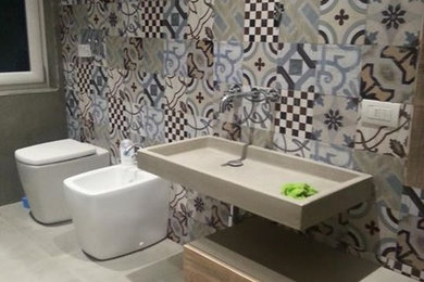 Ispirazione per una stanza da bagno contemporanea
