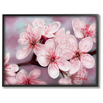 Cherry Blossom Details Pink Floral Cluster16x20