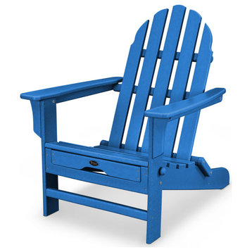Trex Outdoor Furniture Cape Cod Ultimate Adirondack, Pacific Blue