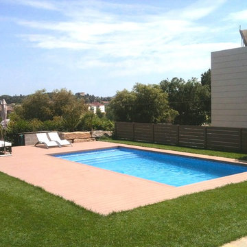 Construcción de piscina en Palau- Después