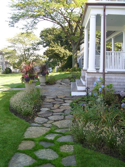 Beach Style Front Yard Landscaping Ideas & Design Photos ...