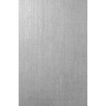 Distressed Gray silver metallic faux rusted metal Wallpaper, 8.5" X 11" Sample