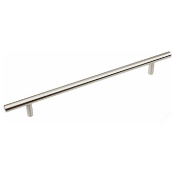17" Center Solid Steel Cabinet Hardware Bar Pull, Stainless Steel