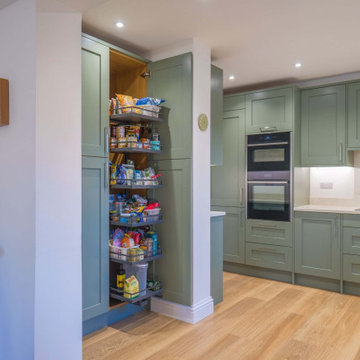 Green Shaker Kitchen in Mickleover