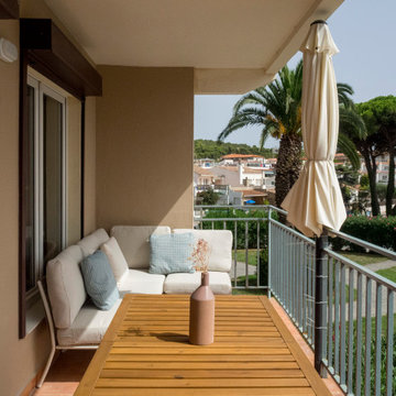 Terraza del apartamento en Palamós