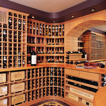 Del Mar, La Jolla, San Diego Custom Wine Cellar Design Famous Chef Wine Room