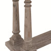 Rustic Light Brown Wooden Console Table 48743
