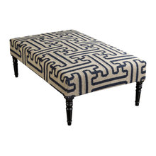 kilim ottoman table