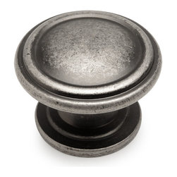 Cosmas - Cosmas 1426WN Weathered Nickel 1-5/16&rdquo; Diameter Cabinet Knob [5-PACK] - Cabinet And Drawer Knobs