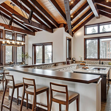 Timber frame interior spaces