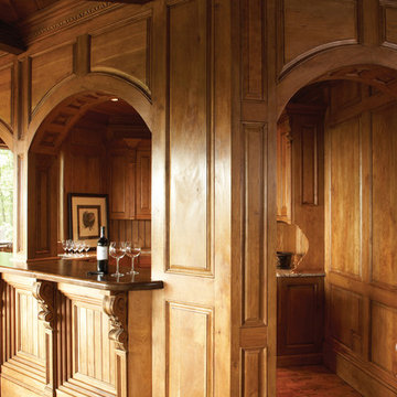 The Mountain Top Lodge 09110 by Garrell Associates, Inc. Terrace Level Bar