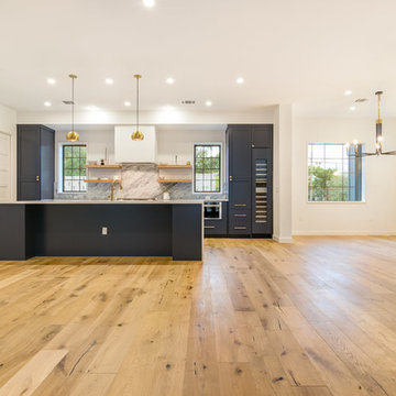 ATX Custom Contemporary-Wire Brushed Rome White Oak