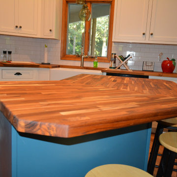 Teak countertop