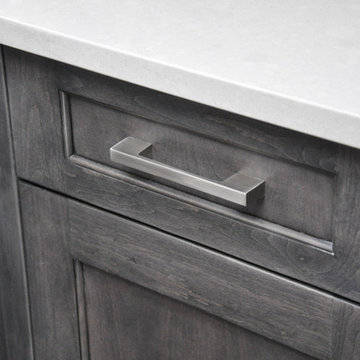 Custom wood cabinets