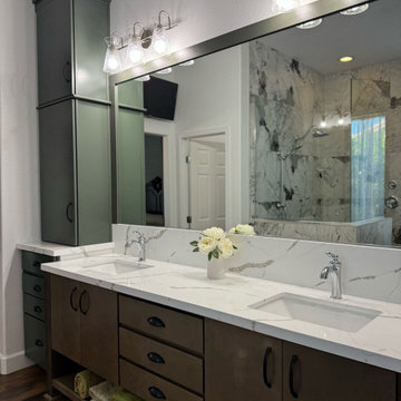 Moody and Bold Master Bath Remodel