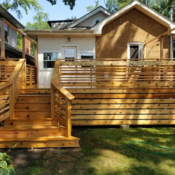 Evanston Custom Cedar Deck & Railings