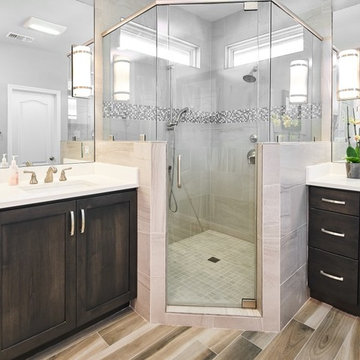 Transitional Master Bath