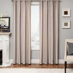 Blindsgalore Signature Drapery Panel: Azure Chevron - Curtains