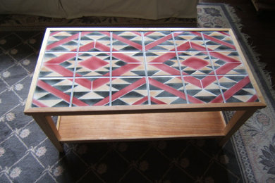 Navajo Rug Design Tile Coffee Table