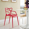 Entangled Dining Armchair, Red