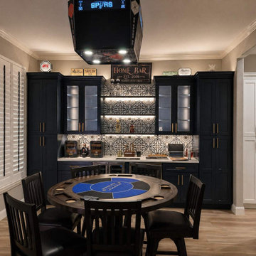 Alamo Ranch Kitchen Remodel & Dining Room Conversion to Custom Bar and Poker Lou