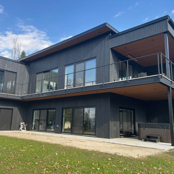 Indoor and outdoor cable railing project in Quebec, Canada