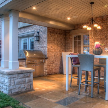 Elegantly Sheltered Outdoor Space