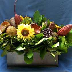 Sunflower Morning, Hydrangea Lotus Pods - Products