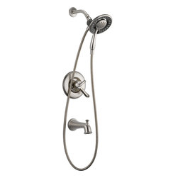 Delta Linden&trade; Monitor&reg; 17 Series Tub and Shower with In2ition&reg; Two-in-One Shower - Tub And Shower Faucet Sets