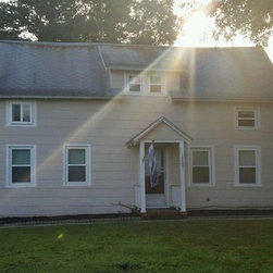 Exterior Facelift on Older Home - Siding And Stone Veneer