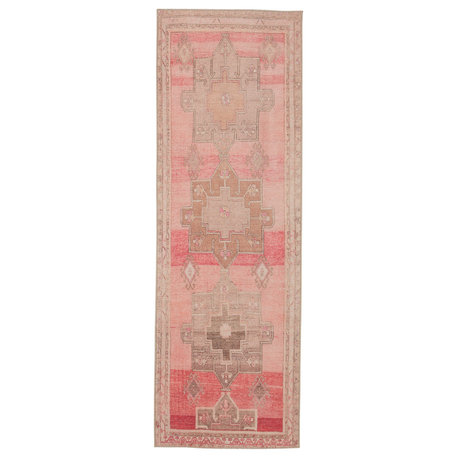 Vibe by Jaipur Living Faron Medallion Pink/Tan Rug, 2'6"x7'6"