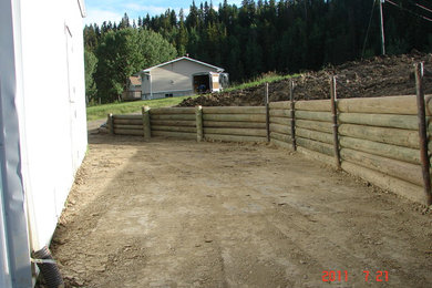 Hidden Valley erosion control retaing wall