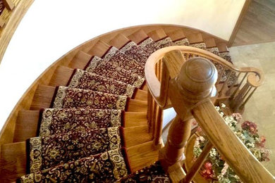 Inspiration for a staircase remodel in Chicago
