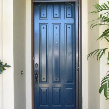 Arched Single Front Door StowAway Retractable Screen