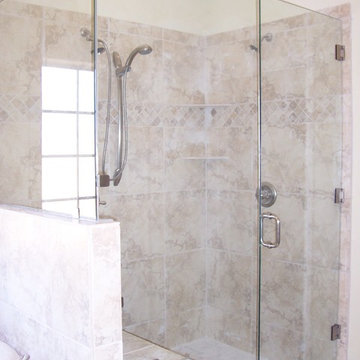 Custom Frameless Shower Enclosure