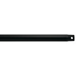 Kichler - Fan Down Rod 48", Satin Black - 48 inch Extension Downrod 1 inch (O.D.) in Satin Black