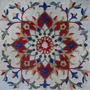 Floral Rug Designs - Mosaic Rug