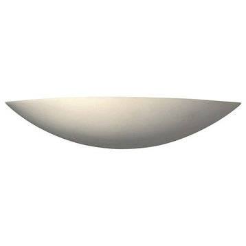 Justice Design Ambiance Small ADA Sliver Wall Sconce, Bisque, Incandescent