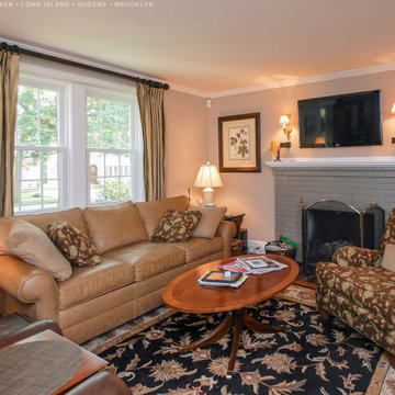 New Windows in Wonderful Living Room - Renewal by Andersen Long Island, NY