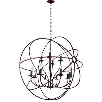 Chandelier in Brown, Extra Extra Large