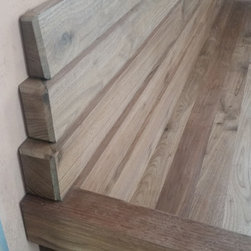 Walnut built in couch - Furniture