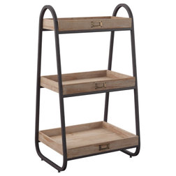 Industrial Bathroom Shelves by Furniture Domain