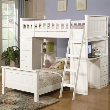 Willoughby Twin Loft Bed Unit | White