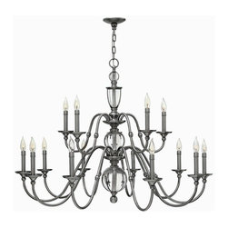 Hinkley Lighting - Hinkley Lighting 4959Pl Chandelier From The Eleanor Collection - Chandeliers
