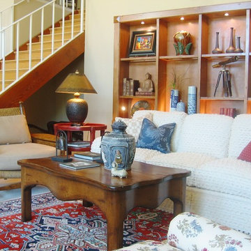 COUNTRY LIVING ROOM UPDATED.