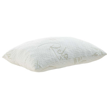 Relax Standard/Queen Size Memory Foam Pillow, White