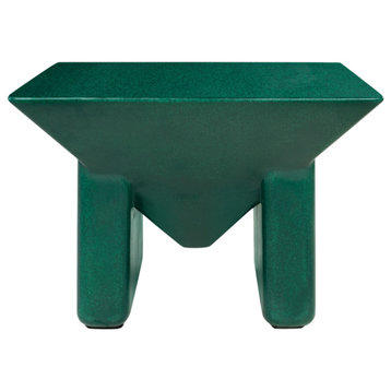 Geometrical Coffee Table, Versmissen Prism, Green