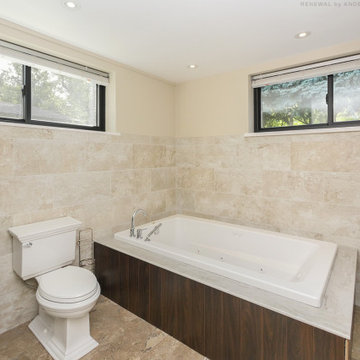 Fantastic Basement Bathroom with New Sliding Windows - Renewal by Andersen Ontar